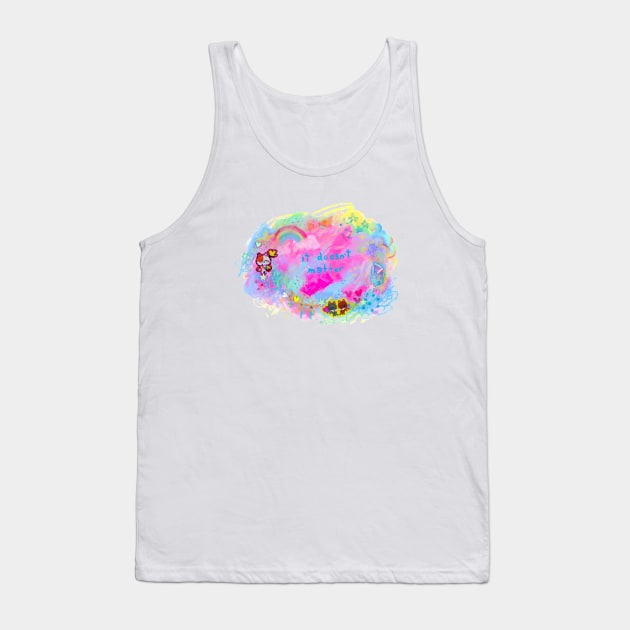 optimistic? pessimistic? Tank Top by gummygunk